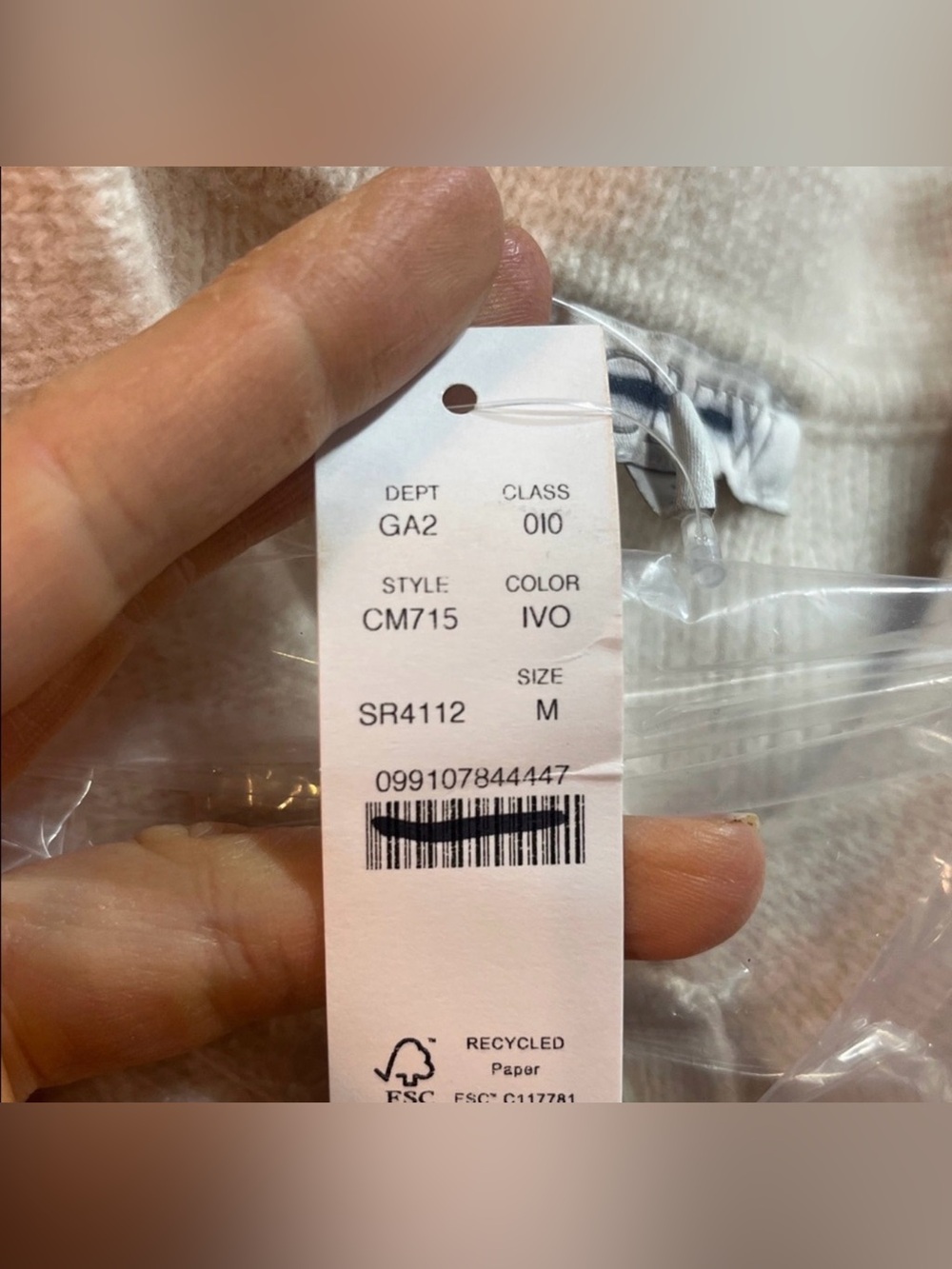 J.Crew Milano-stitch cinched-waist cardigan in ivory - Picture 8 of 8